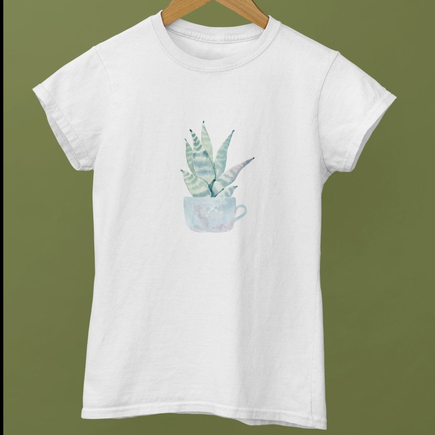 Cactus in Water Colour Women's T-Shirt