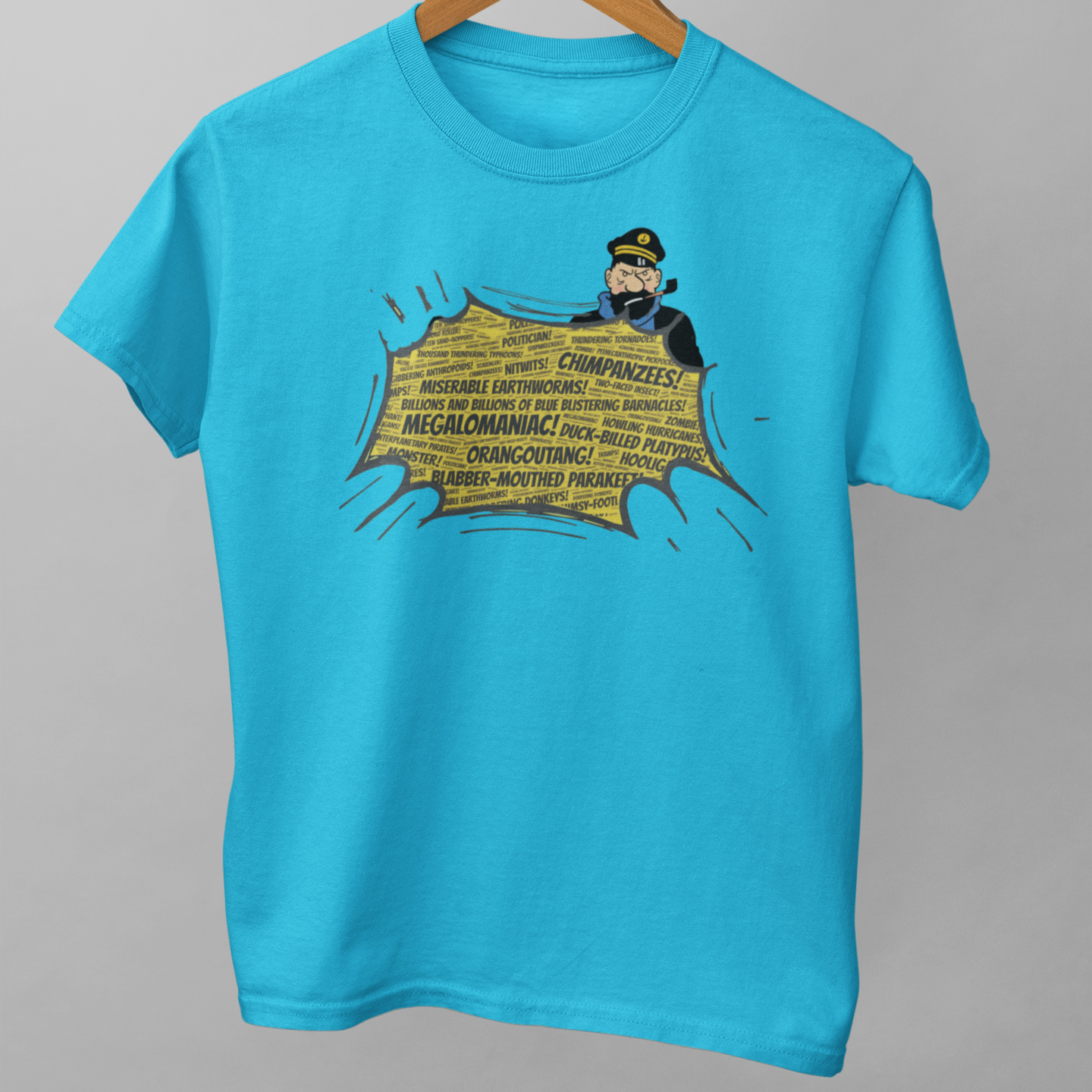 Captain Haddock Curses Unisex T-Shirt