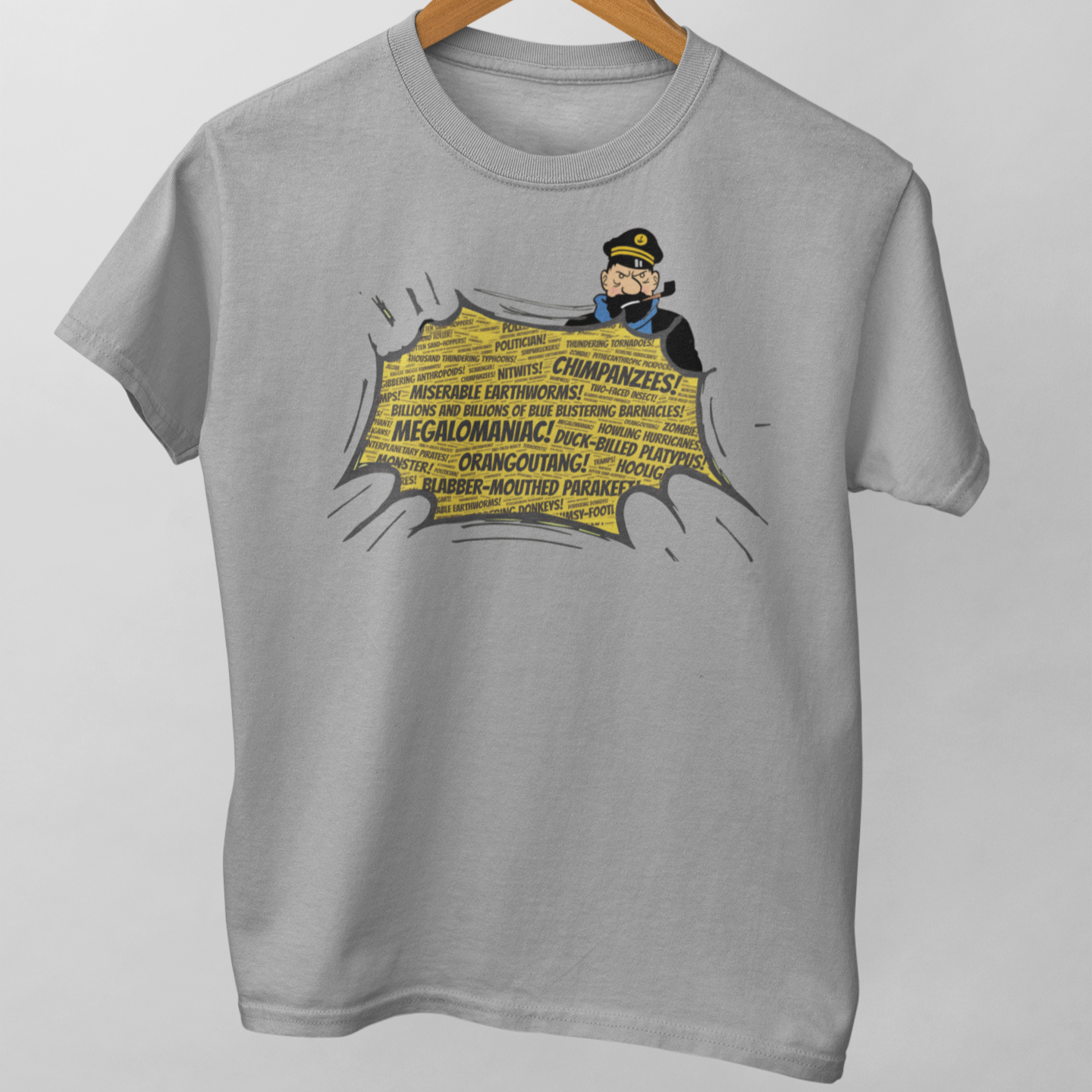 Captain Haddock Curses Unisex T-Shirt