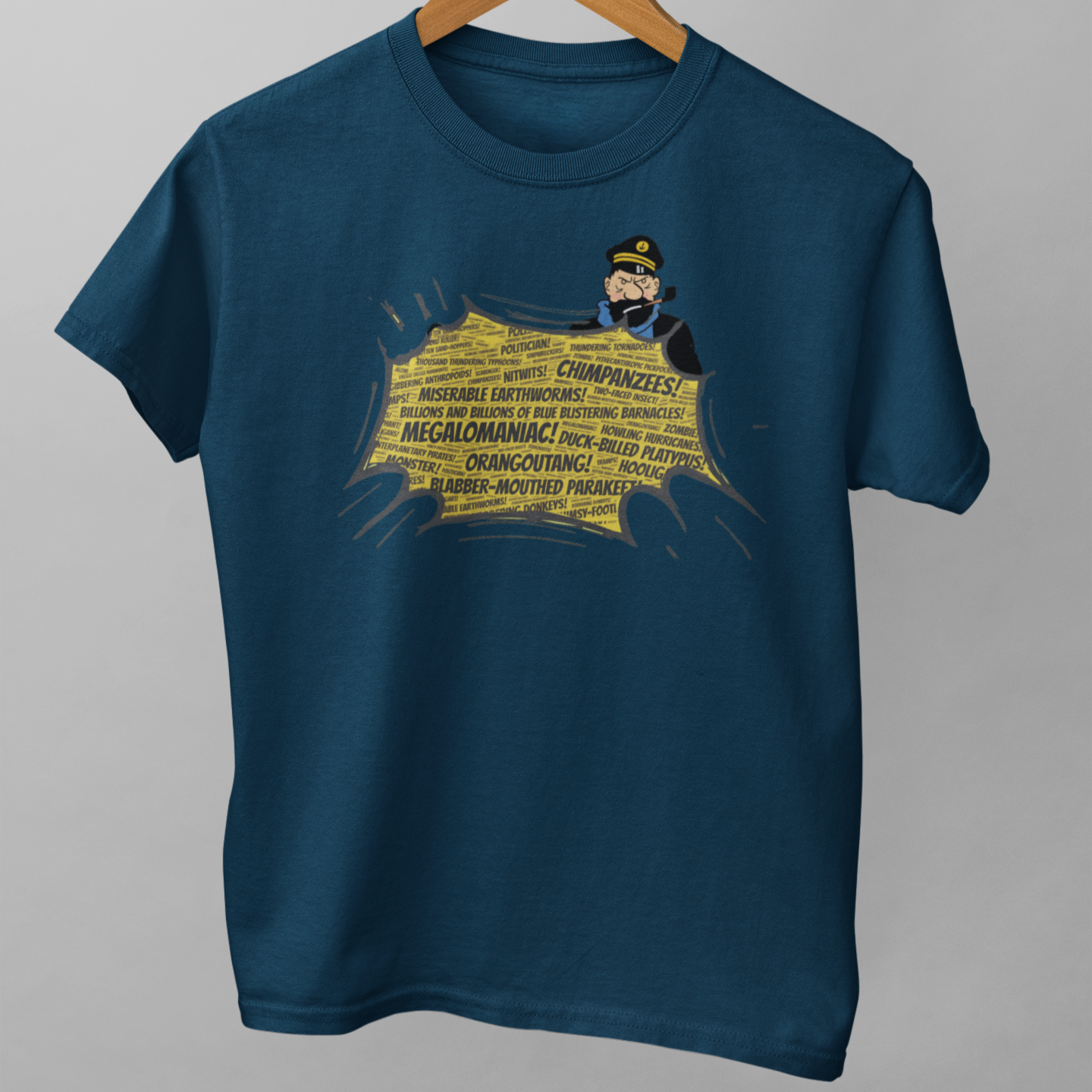 Captain Haddock Curses Unisex T-Shirt