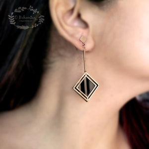 Long Drop Stainless Steel  Earring