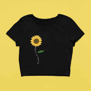 Bloom Where You Are Planted Crop Top