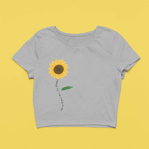 Bloom Where You Are Planted Crop Top