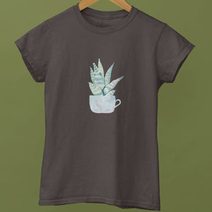 Cactus in Water Colour Women's T-Shirt