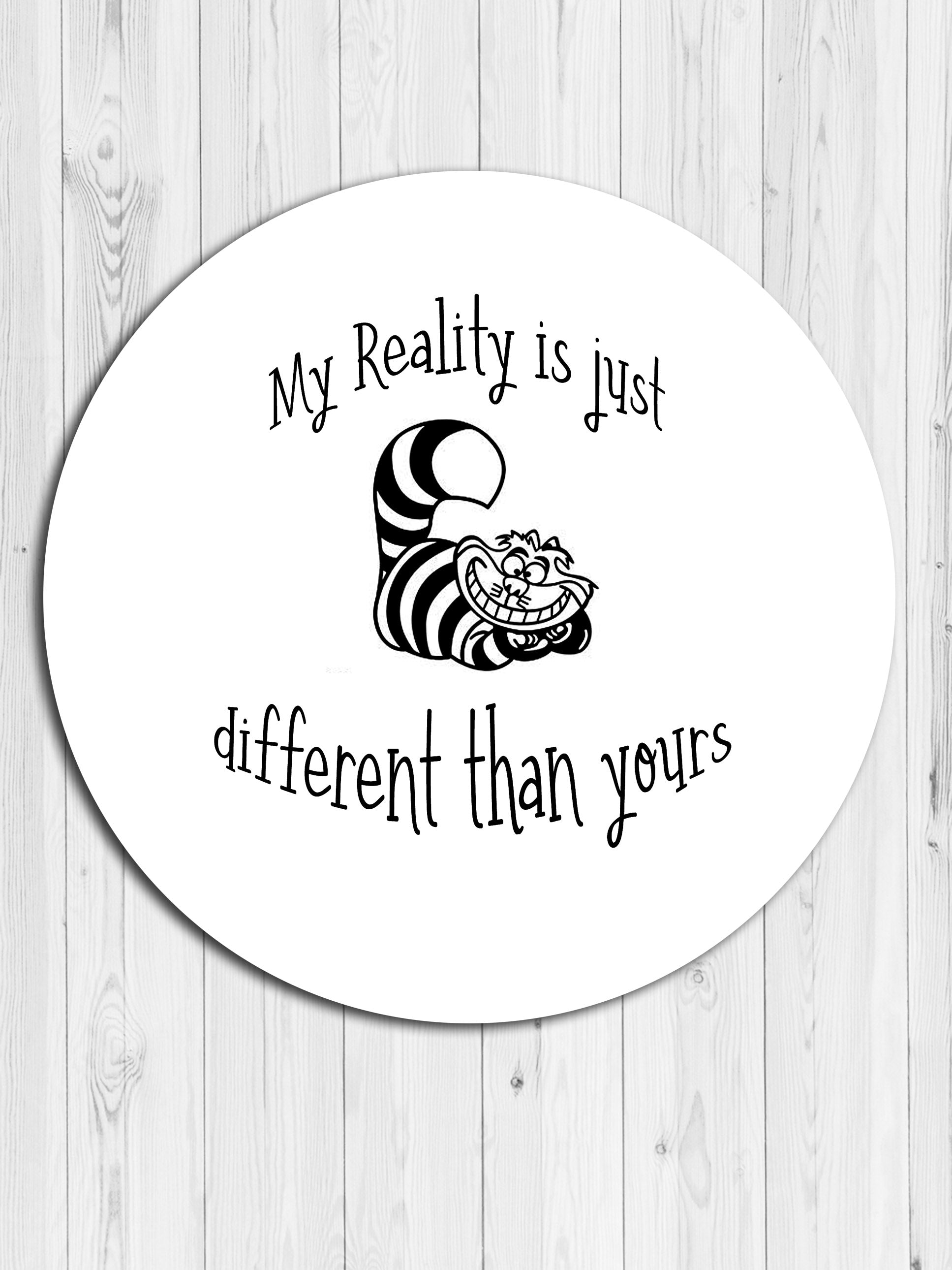 The Cheshire Cat Round Coaster