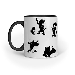 Tom And Jerry Silhouette Coffee Mug