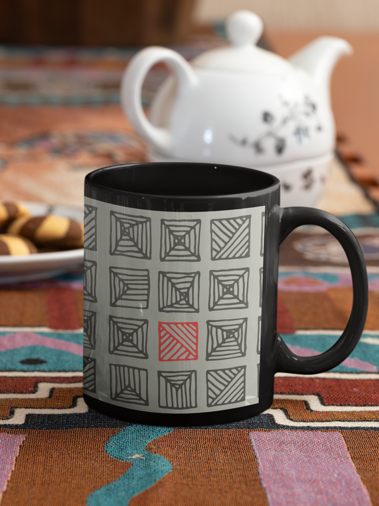 The Maverick Black Coffee Mug