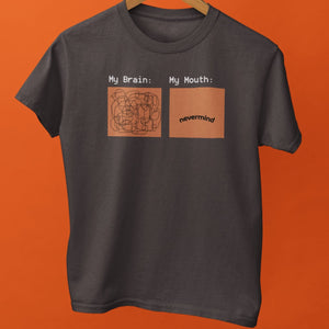 Brain Vs Mouth Unisex T-Shirt