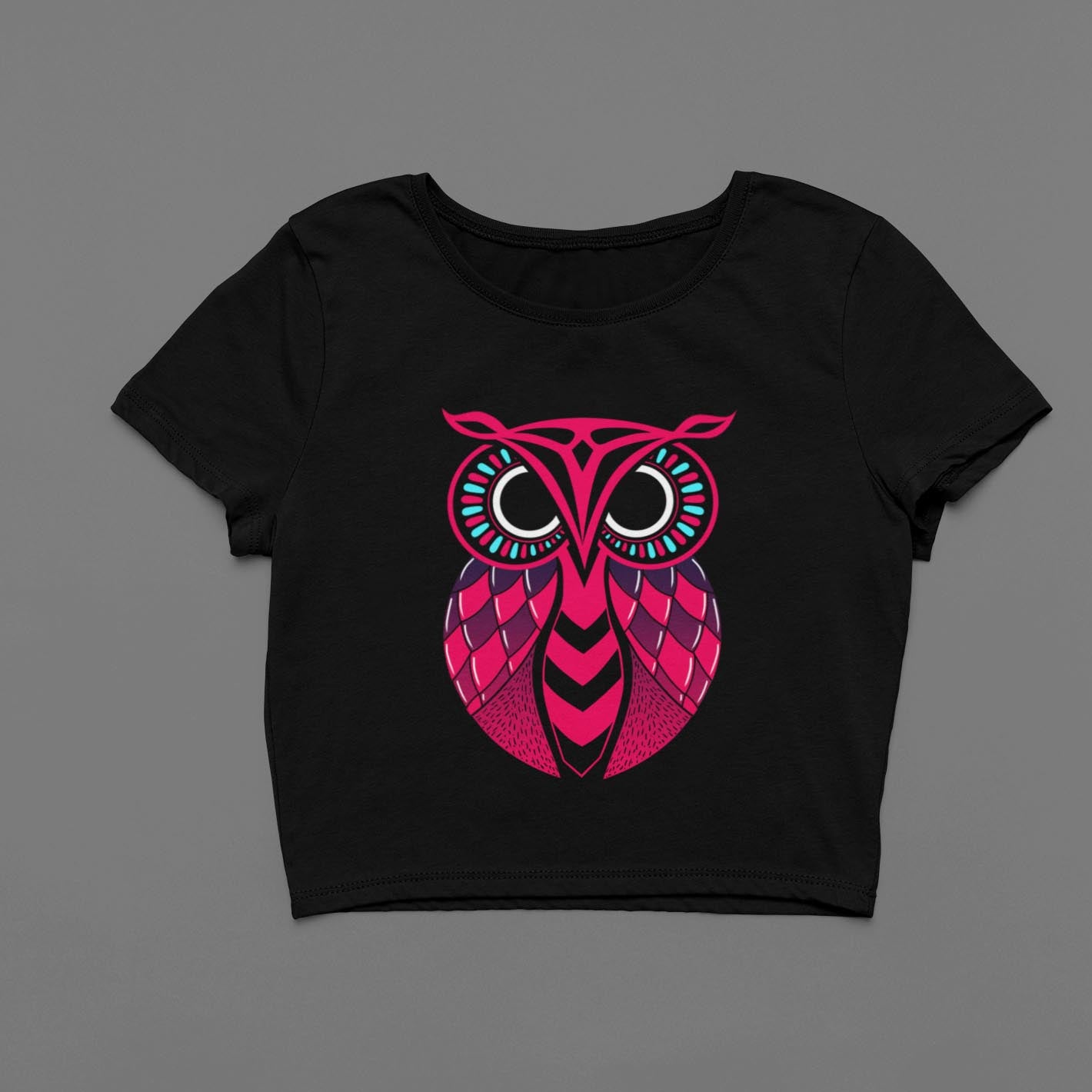 Wise Owl Crop Top