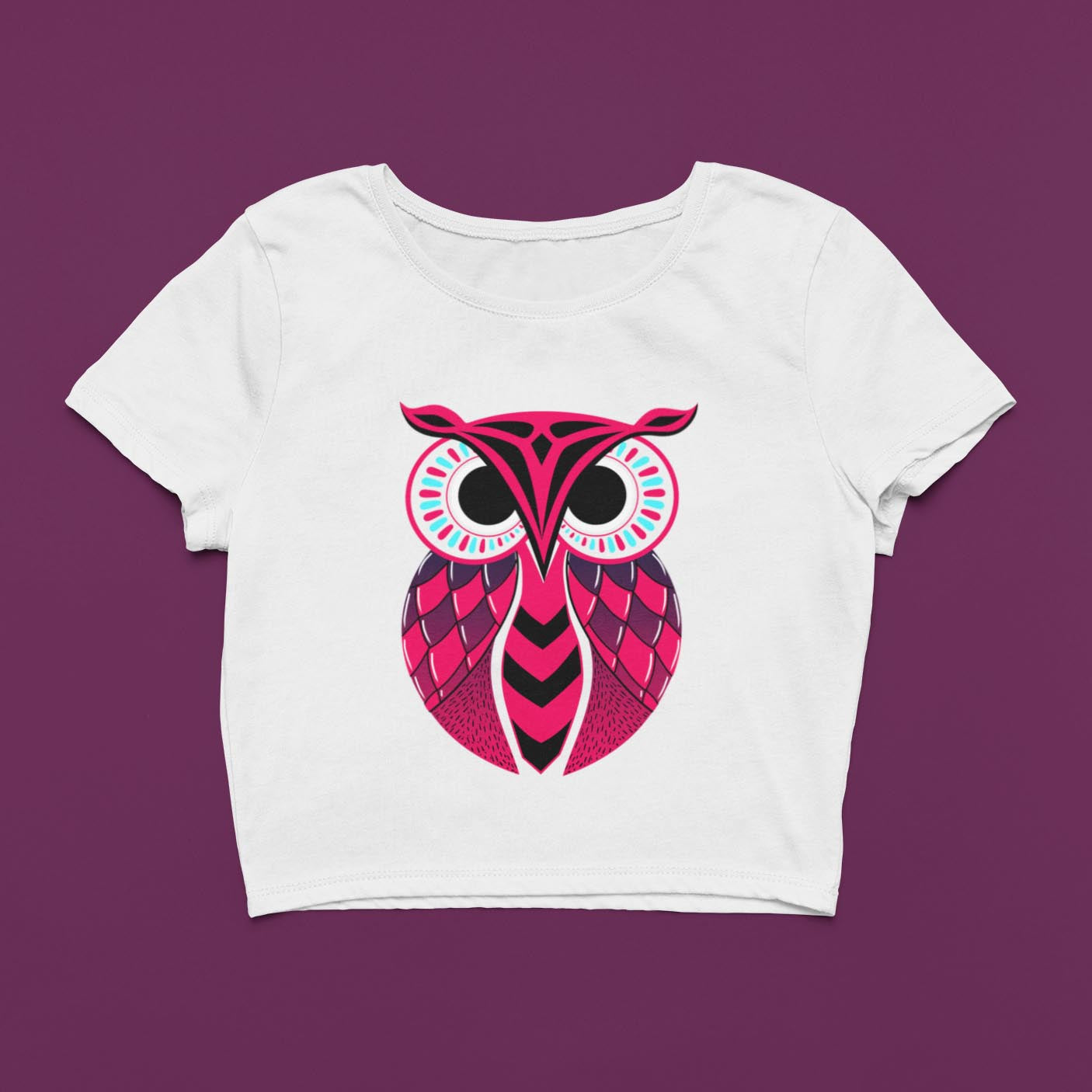 Wise Owl Crop Top