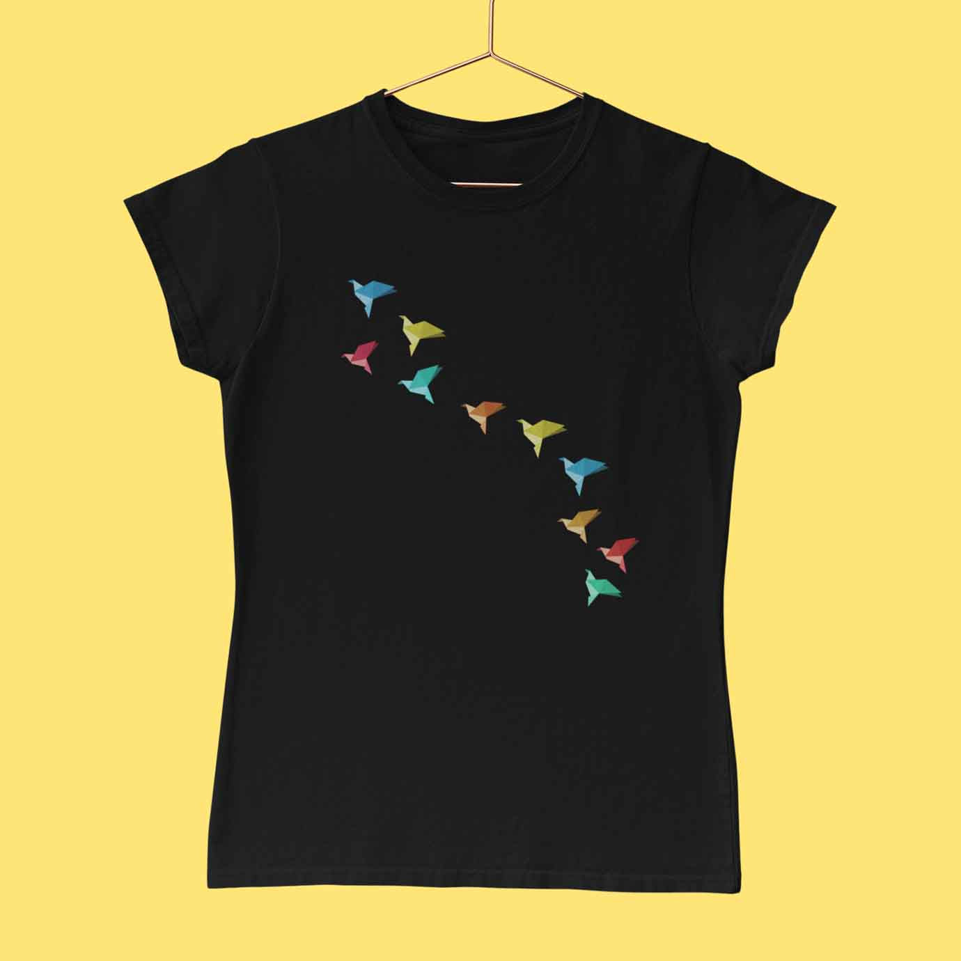 Origami Birds Women's T-shirt