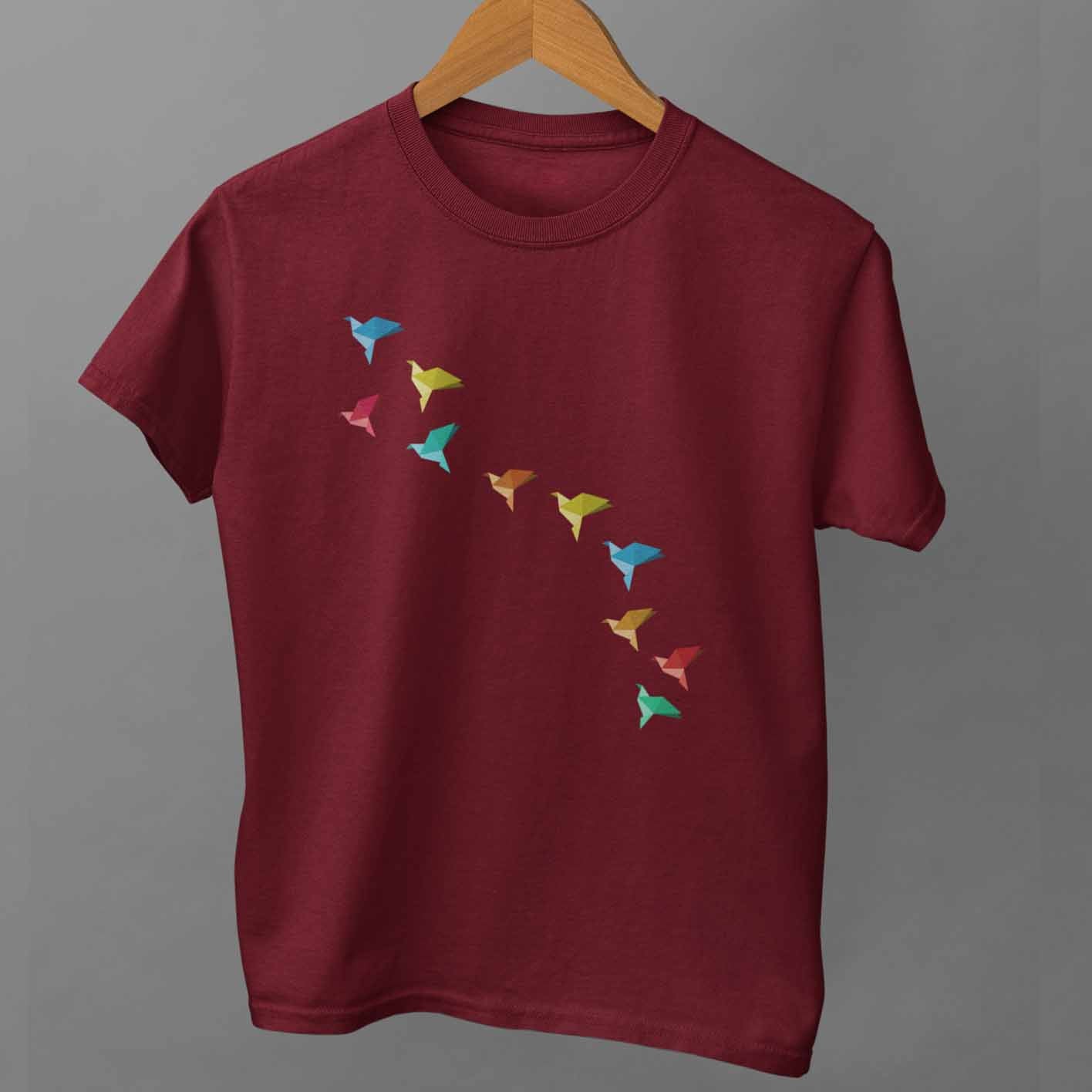 Origami Birds Unisex T-Shirt