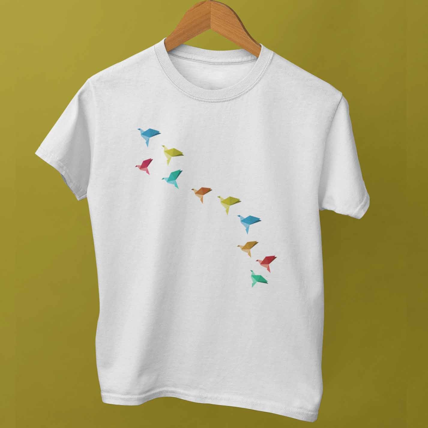 Origami Birds Unisex T-Shirt