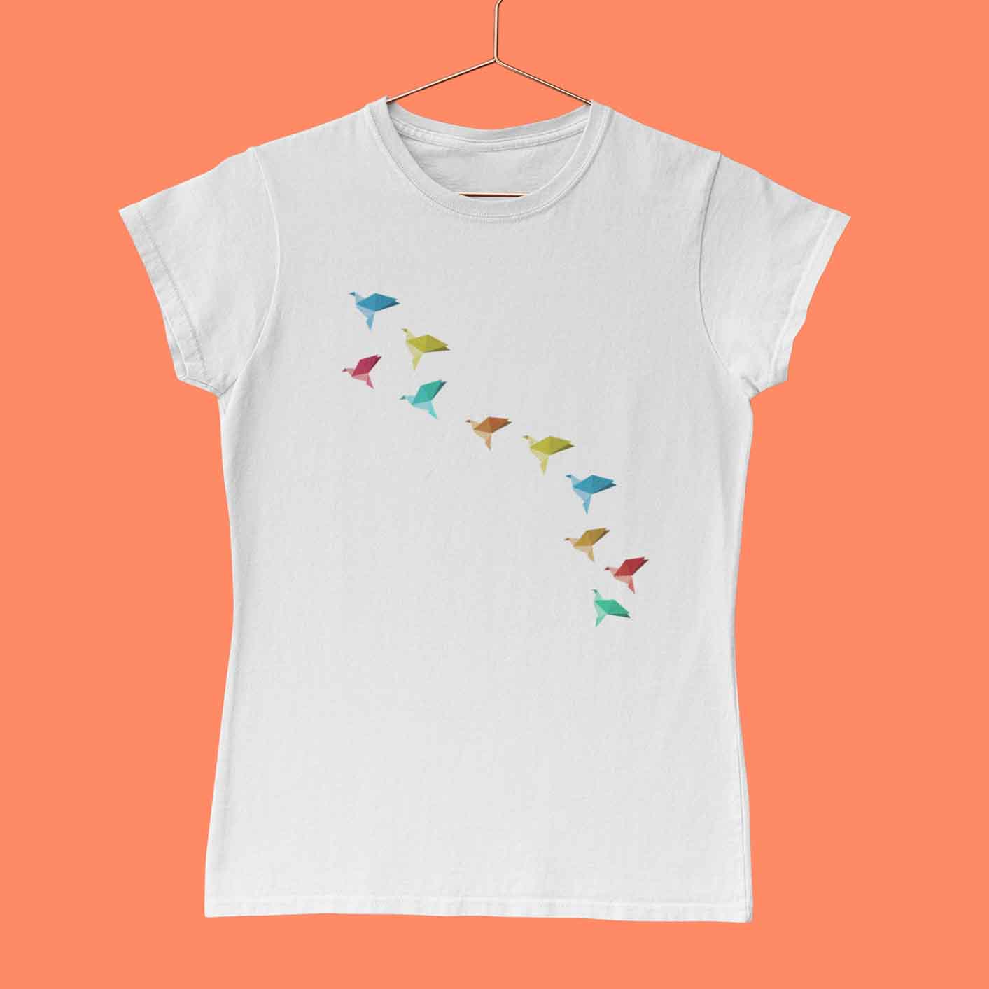 Origami Birds Women's T-shirt