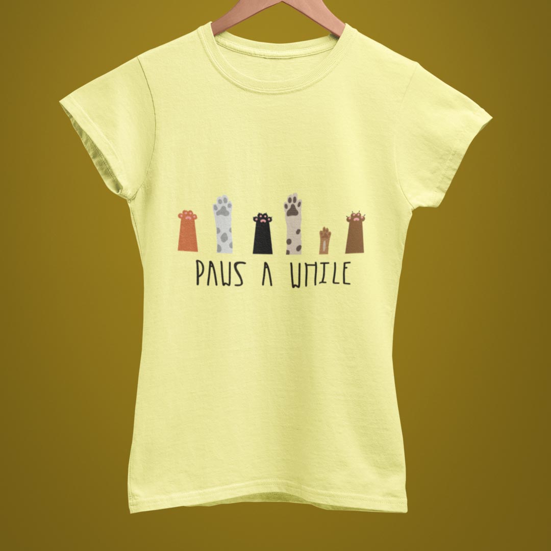 Paws A While Women's T-shirt