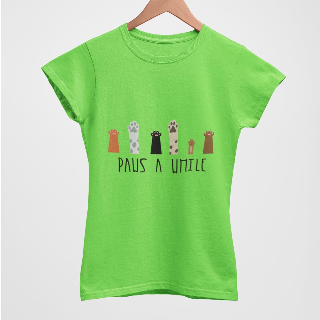 Paws A While Women's T-shirt