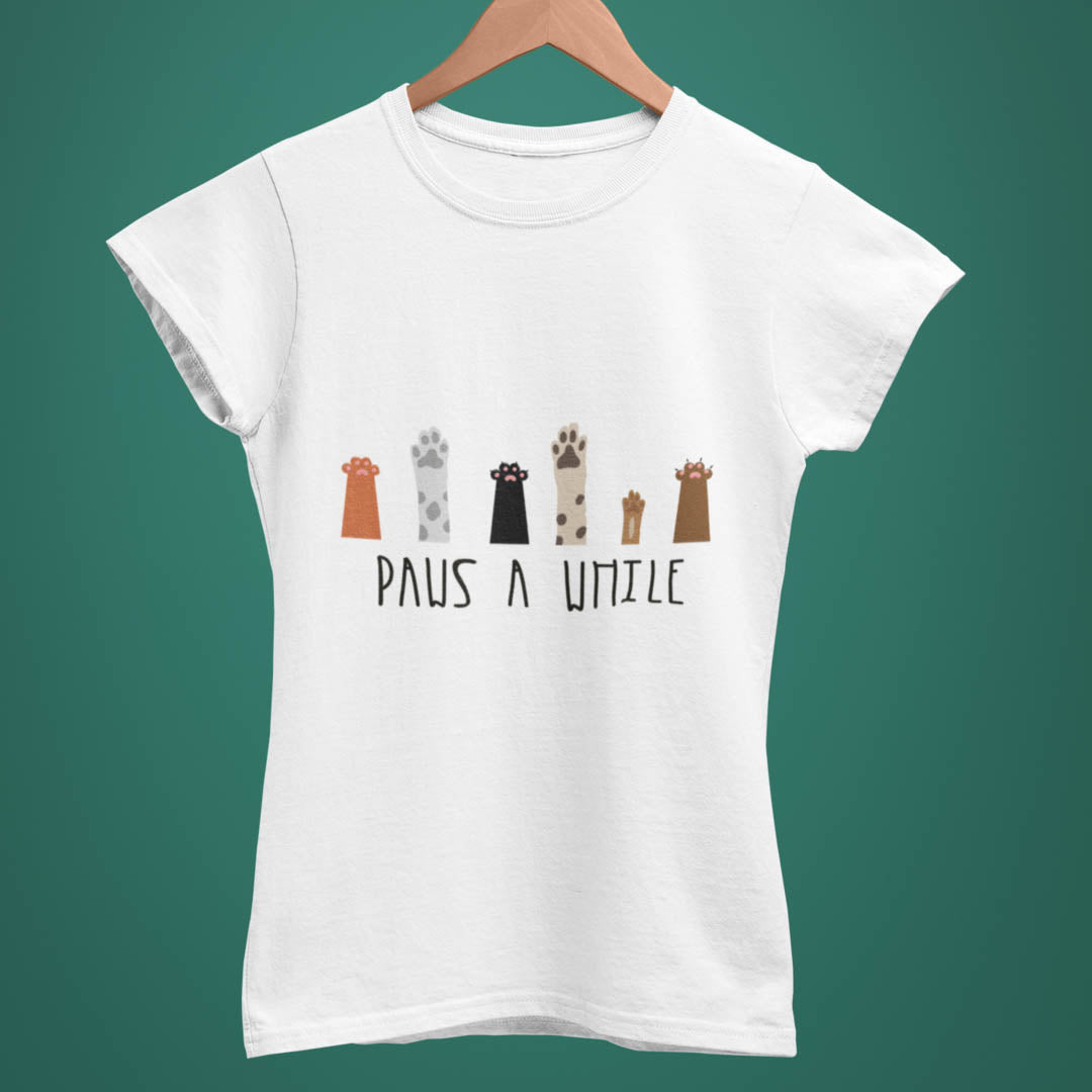 Paws A While Women's T-shirt