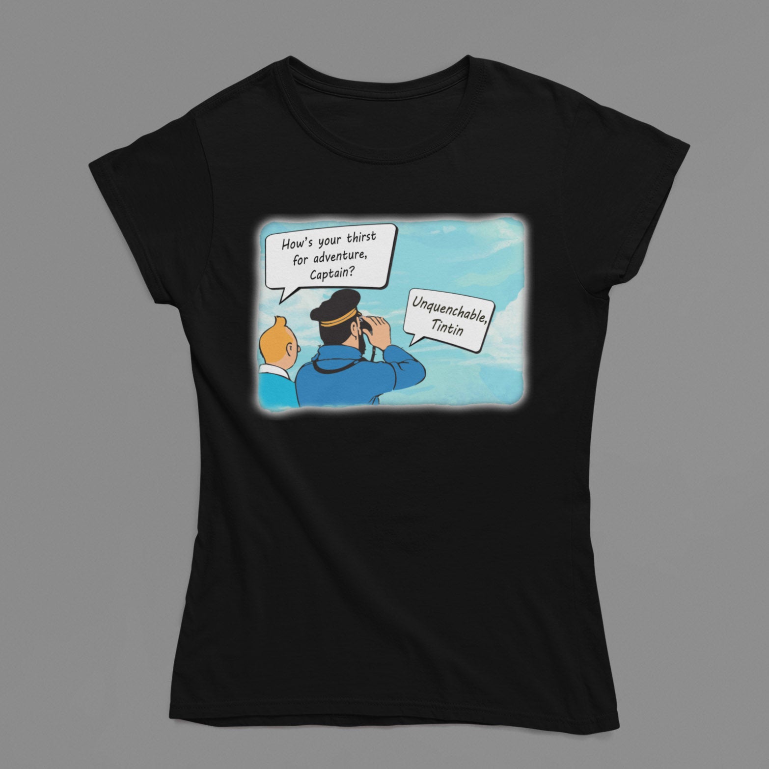 Tintin And Captain Haddock Women's T-Shirt