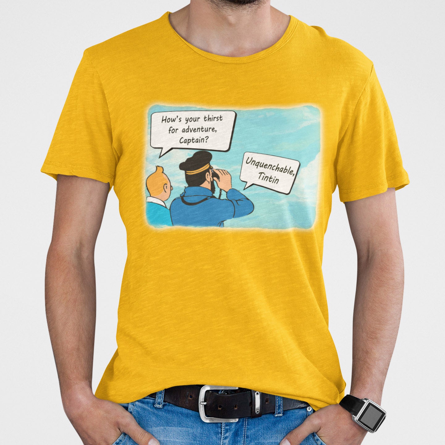 Tintin And Captain Haddock Unisex T-Shirt