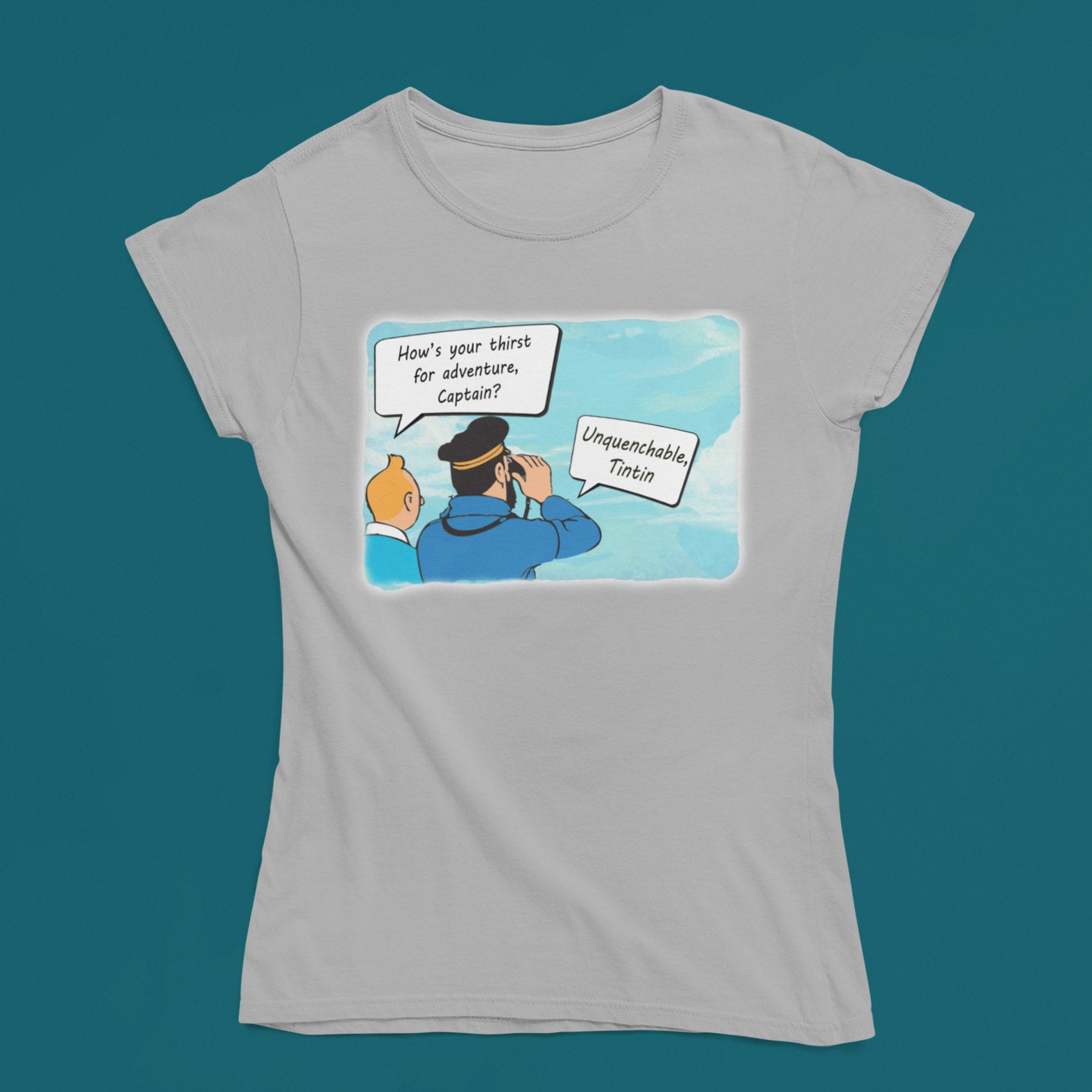 Tintin And Captain Haddock Women's T-Shirt