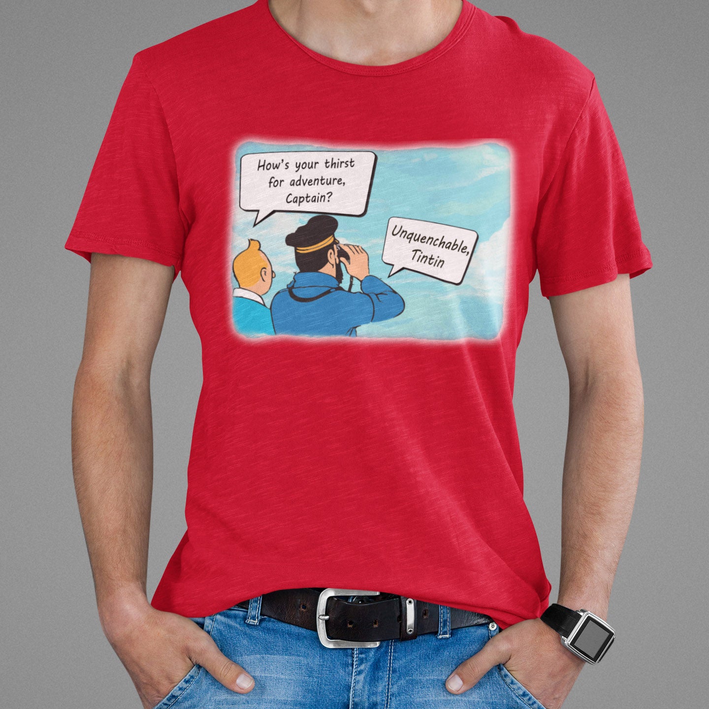 Tintin And Captain Haddock Unisex T-Shirt