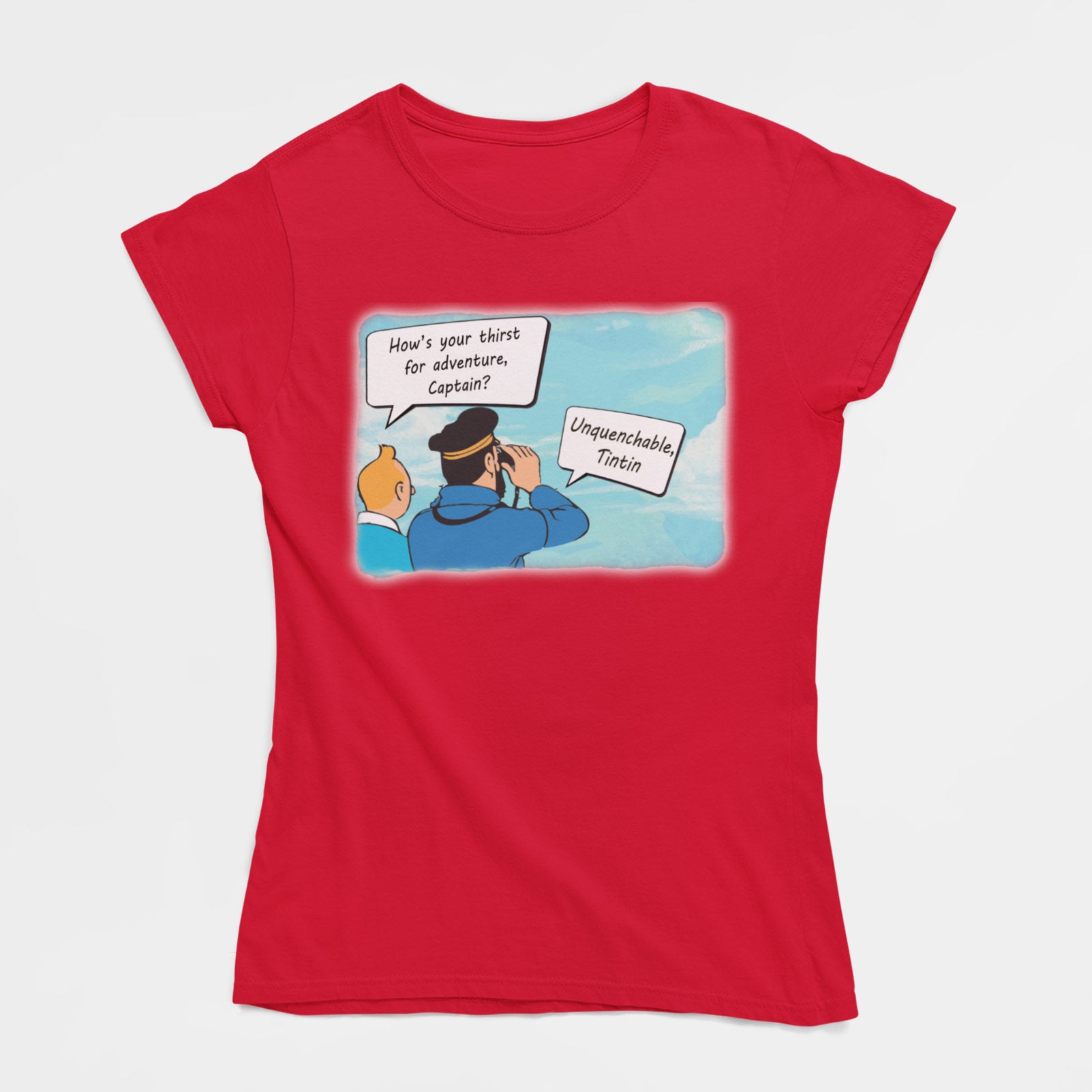 Tintin And Captain Haddock Women's T-Shirt