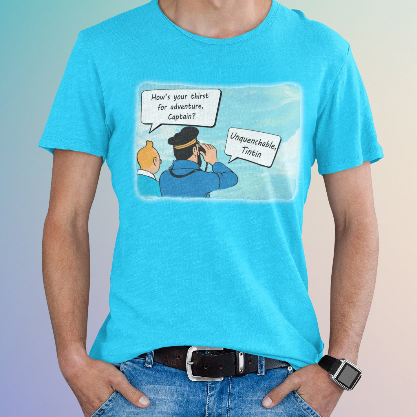 Tintin And Captain Haddock Unisex T-Shirt