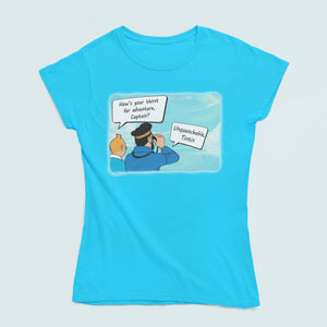 Tintin And Captain Haddock Women's T-Shirt