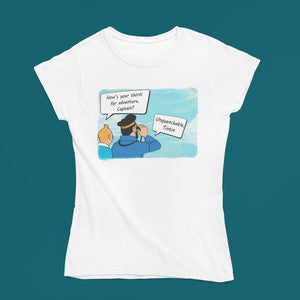 Tintin And Captain Haddock Women's T-Shirt