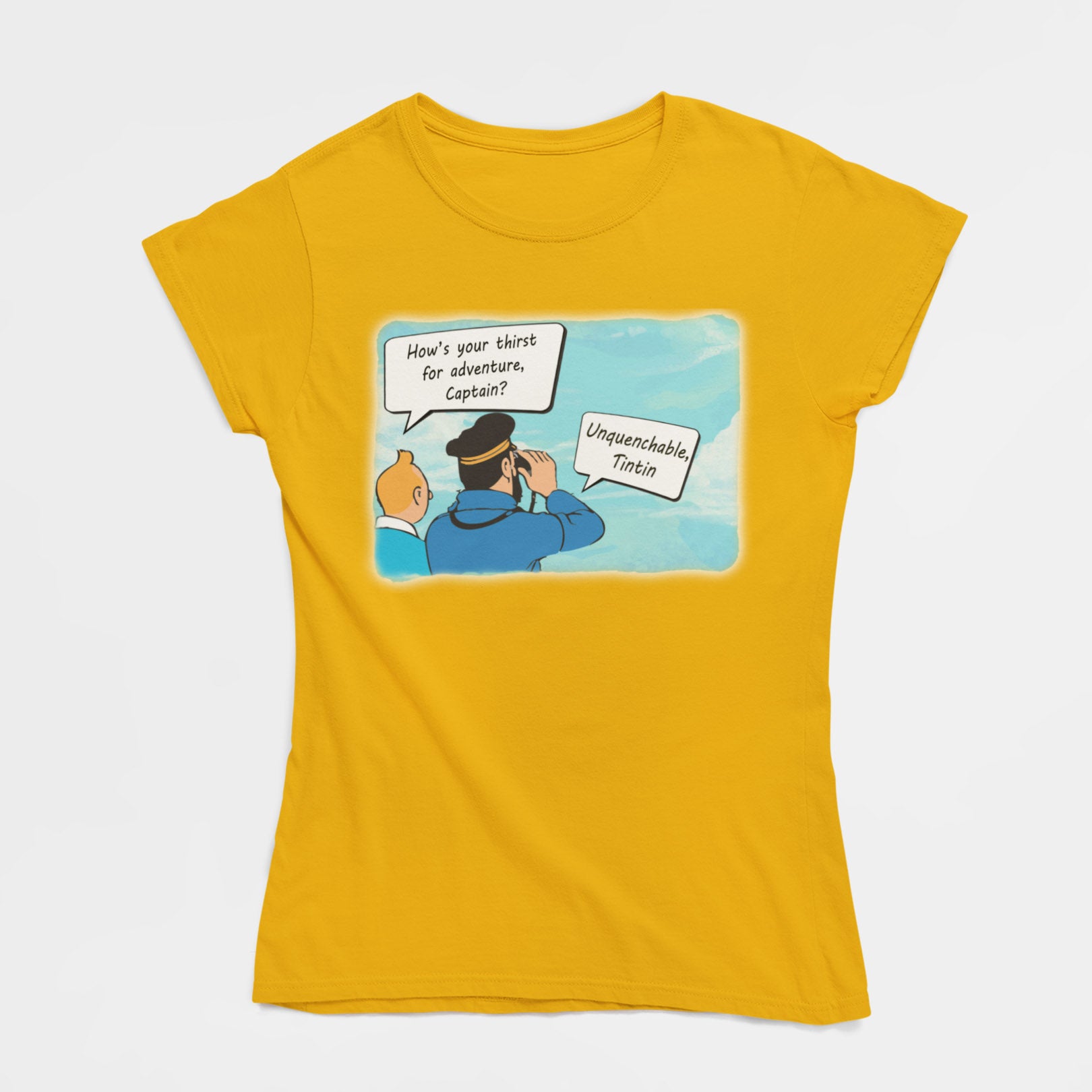 Tintin And Captain Haddock Women's T-Shirt