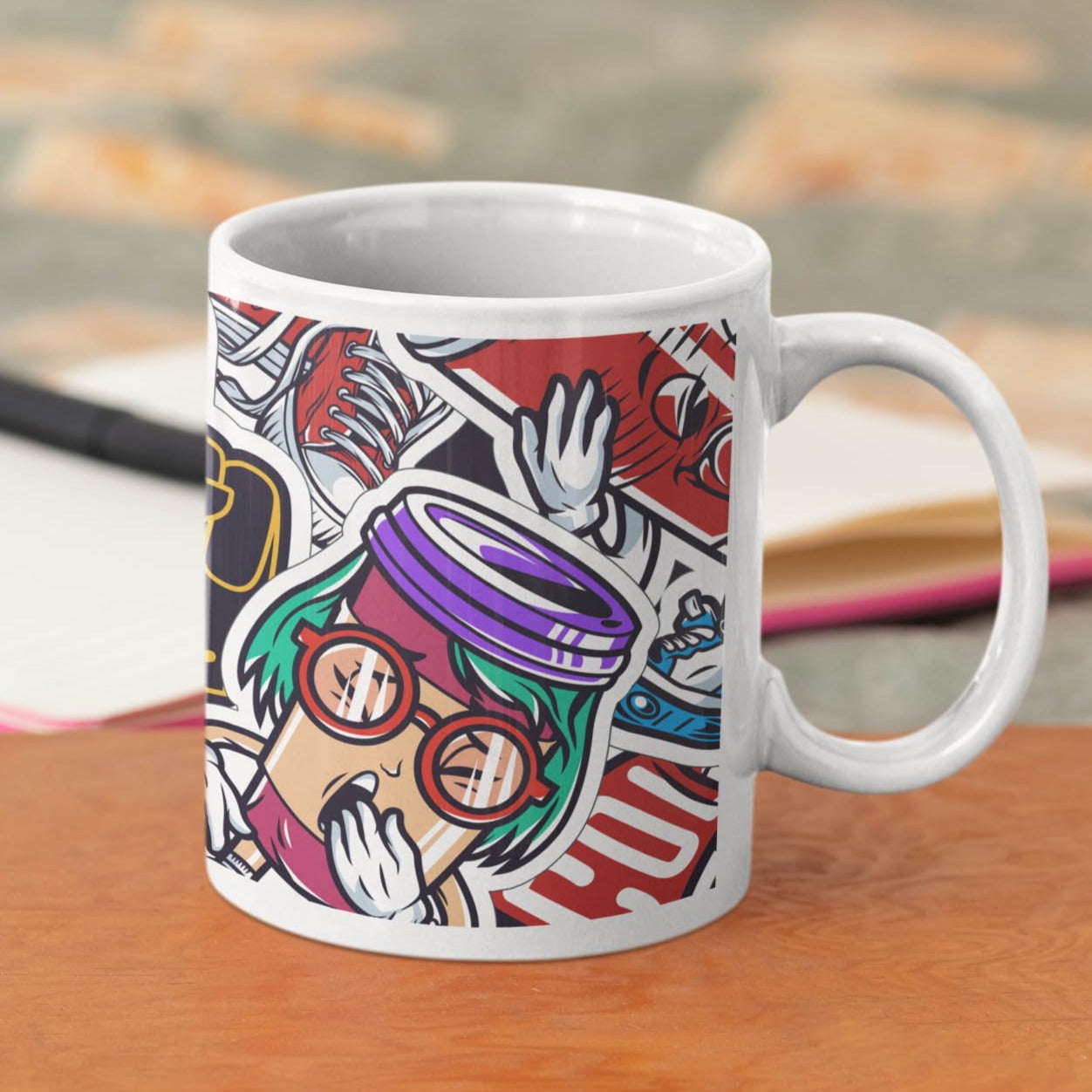 Wake Up Doodle Mug